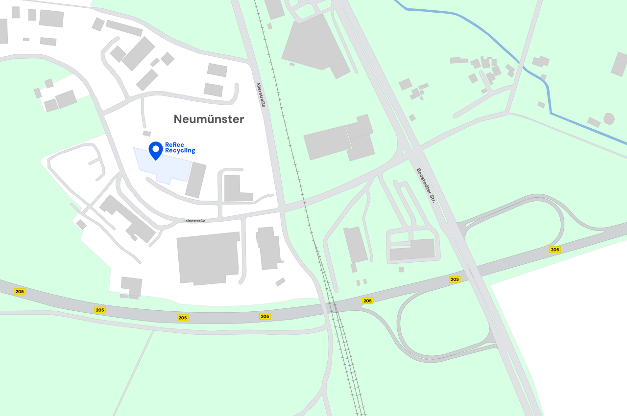 ReRec GmbH Standort Neumünster Karte